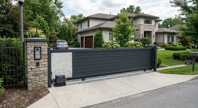 Motorized Gate Installation in Mcdonough, GA