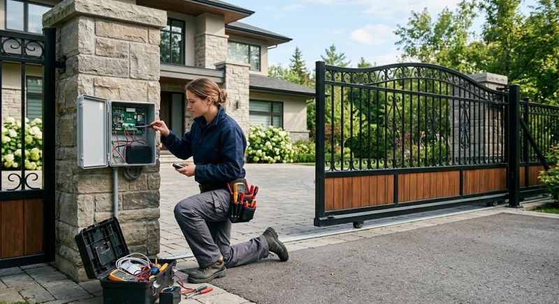 Remote Gate Installation in Toms River, NJ