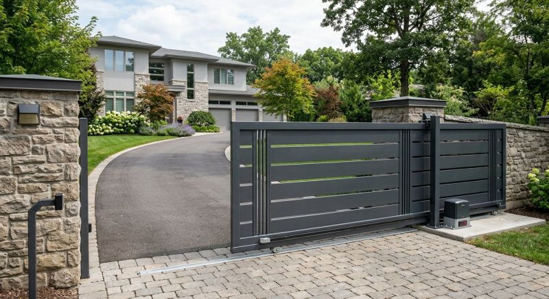Driveway Gate Installation in Cary, NC